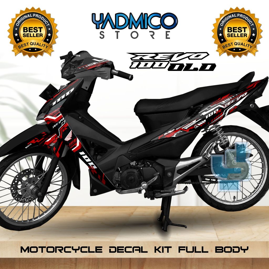 【PROMO】Decal Revo 100 Lama Full Body / Stiker Motor Revo Lama Fullbody / Dekal Revo 100 / Striping R