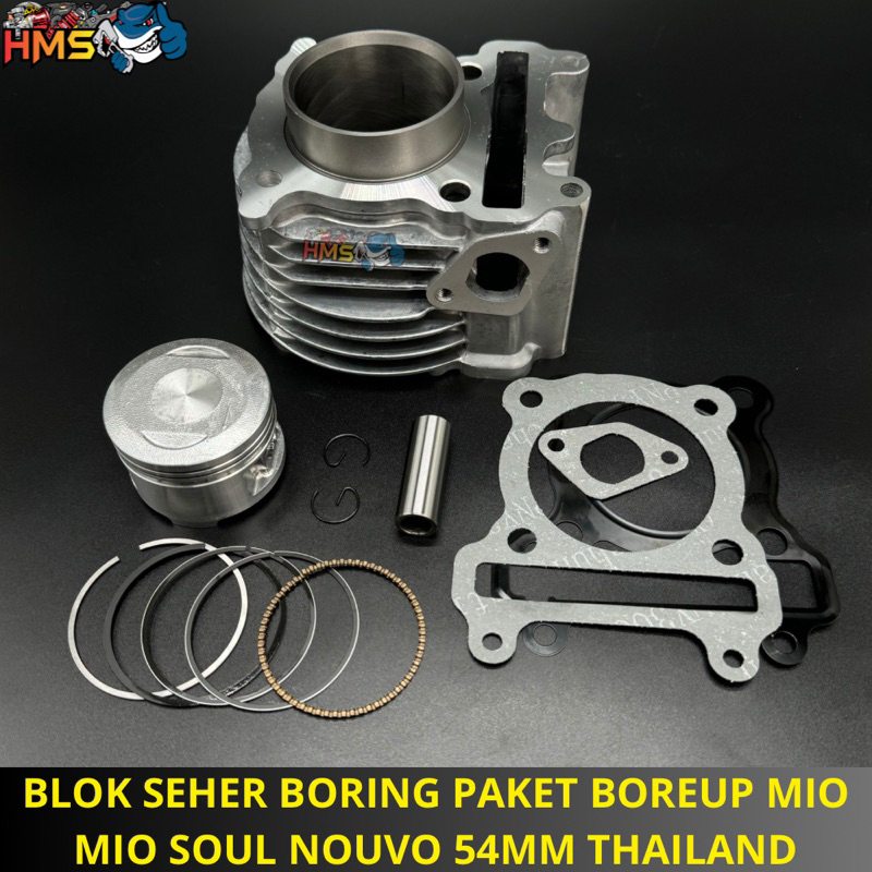 BLOK SEHER MIO SPORTY MIO SOUL FINO KARBU NOUVO RACING BOREUP 54 58.5 58 MM 54MM 58.5MM 58MM THAILAN