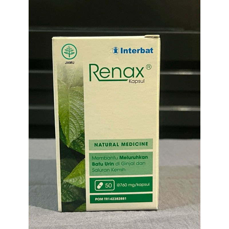 Renax Botol Isi 50 kapsul-Interbat suplemen herbal untuk ginjal
