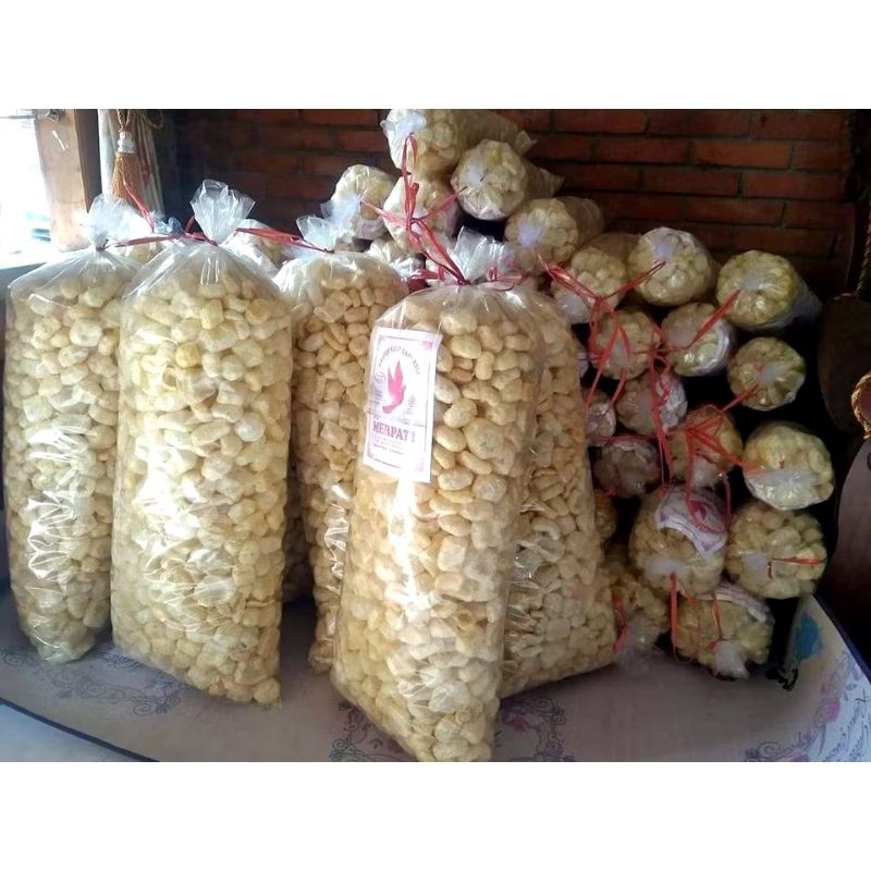 

Krupuk Rambak Kulit Sapi Putih 500 gram Rasa gurih Halal