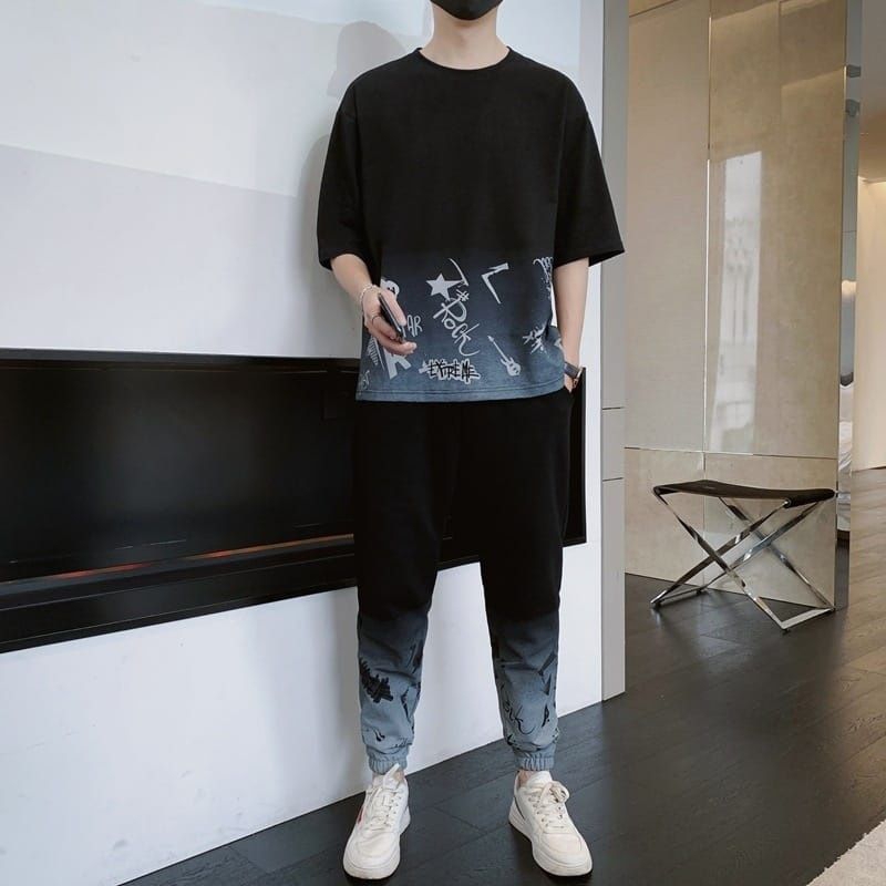 BAJU SET OVERSIZE ROCKSTAR COD
