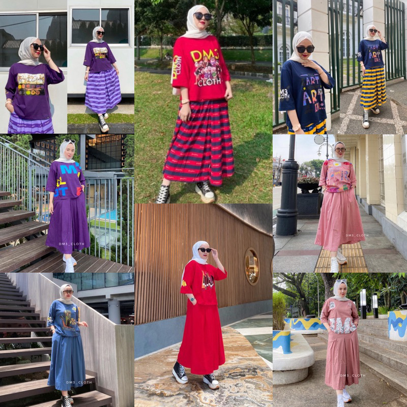 HC - DM3- ONE SET ROK DM3. ONE SET DM3. STELAN DM3. STELAN KAOS. STELAN OVERSIZE. ONESET ROK DM3. ON