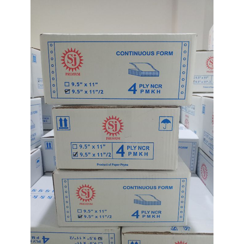 

CONTINUOS FORM SJ PREMIUM 9,5 X 11 4PLY NCR PRS (BAGI 2)