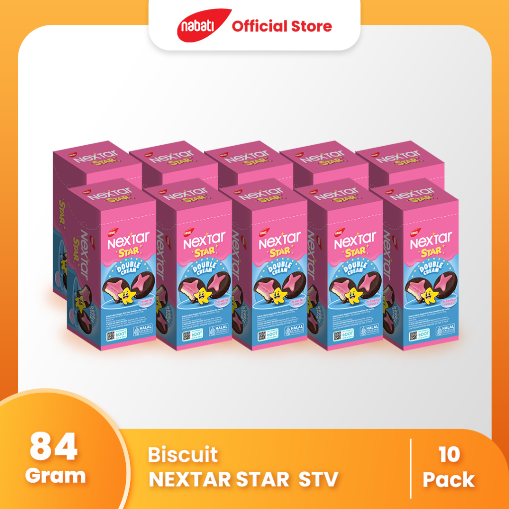 

[Bundle Pack Isi 10] Nextar Star Strawberry Vanilla 84g