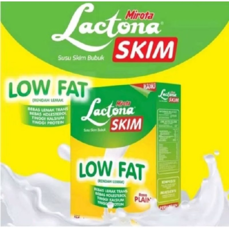 

Lactona SKIM LOW FAT 300gr Susu Rendah Lemak