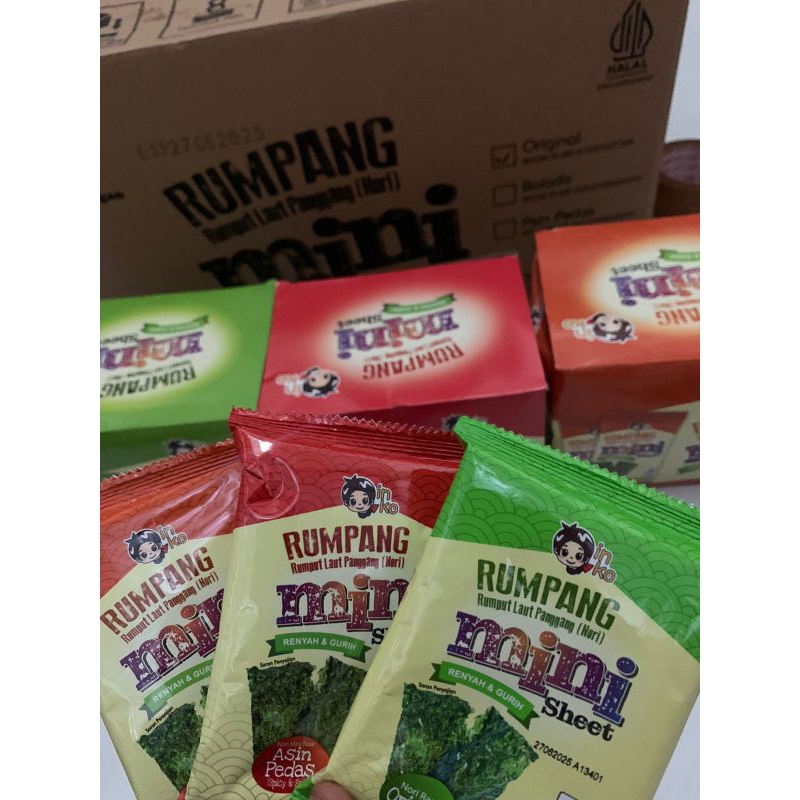 

Rumpang mini 15gr/rumput laut/mini/