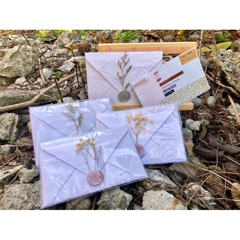 

Amplop kertas benih kertas daur ulang ramah lingkungan seed paper bisa di tanam dan akan tumbuh