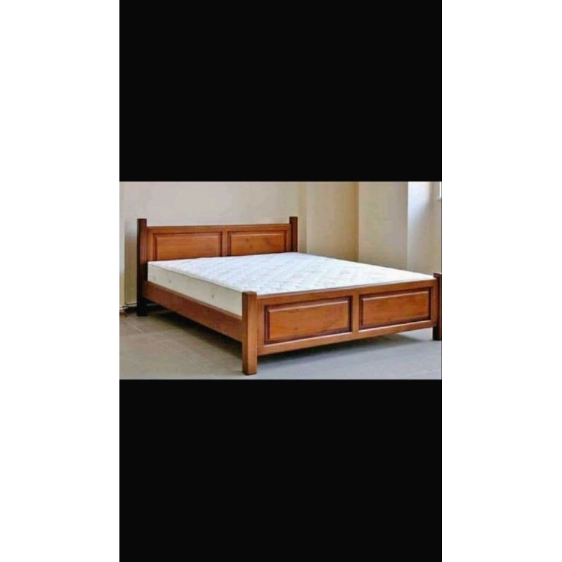 DIPAN MINIMALIS KAYU JATI UK 180X200