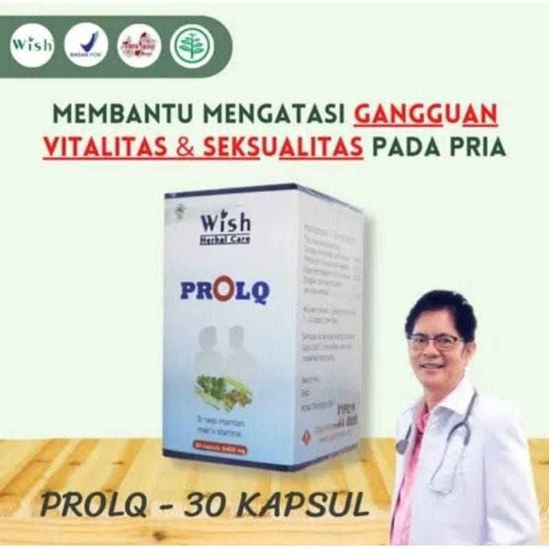 PROLQ-SUPLEMEN HERBAL STAMINA PRIA TAHAN LAMA 100℅ ASLI ORIGINAL DR, BOYKE BPOM