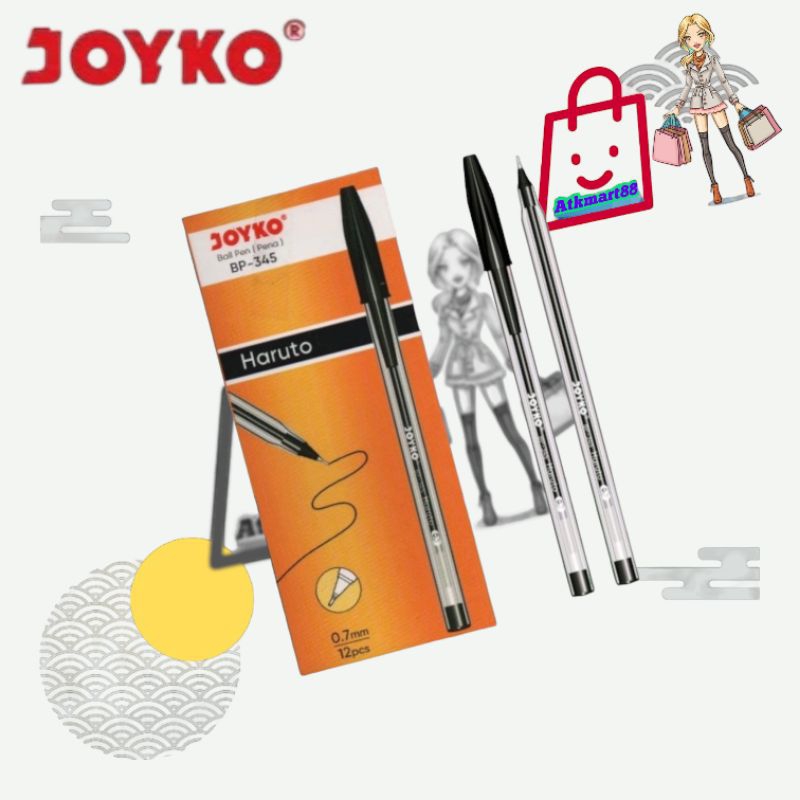 

( Per Kotak ) Joyko Ball Pen BP-345 Haruto 0,7mm