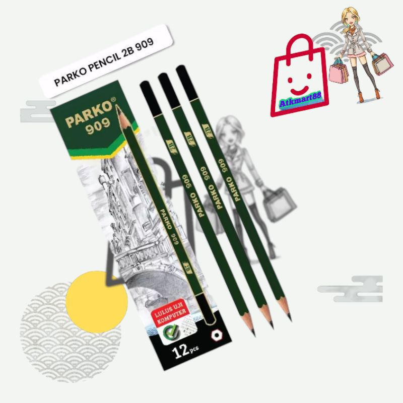 

Parko Pencil 2B 909 | @1Ktk=12Pcs