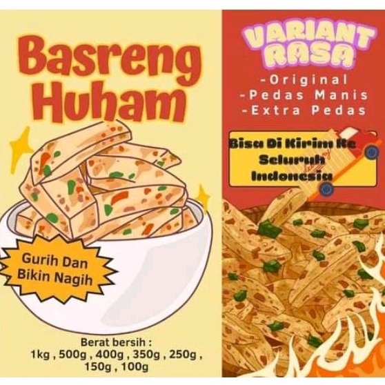 

BASRENG HUHAM BUMBU MEDOK VARIAN ORIGINAL