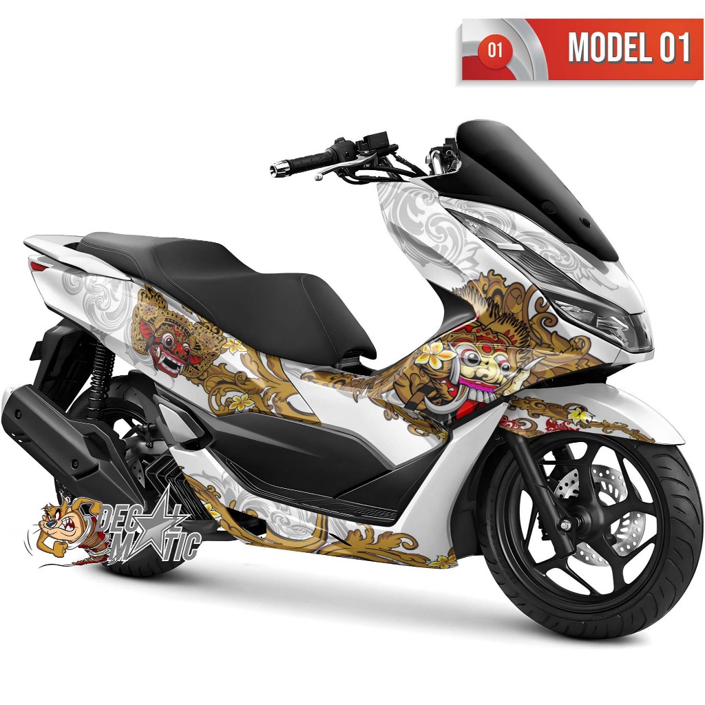 Decal PCX Full Body - Stiker Full Body Motor Honda PCX 160 / PCX150 Bali Barong Leak