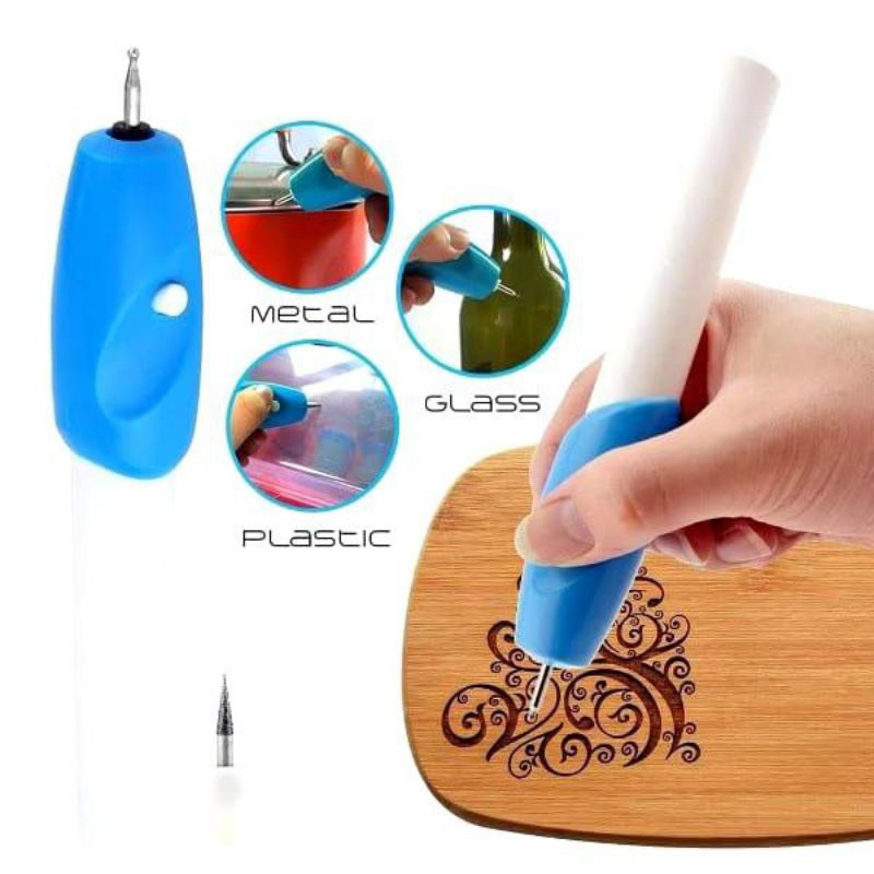 Alat Ukir Piring/Gelas/Sendok elektrik serbaguna