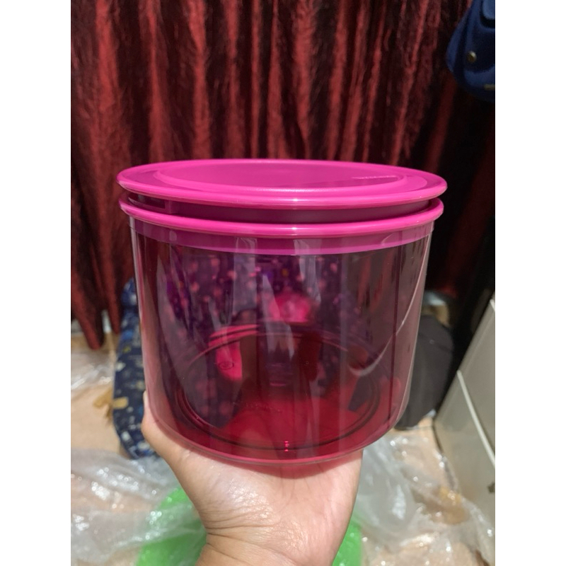 1 Pcs toples jolly keeper 1,7 L tupperware - toples kue, toples kristal (bahan polycarbonat)