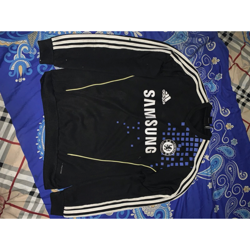 ORIGINAL CHELSEA  2011 2012 TRAINING FOOTBALL SOCCER TOP SWEATSHIRT ADIDAS v12861 sz M/L