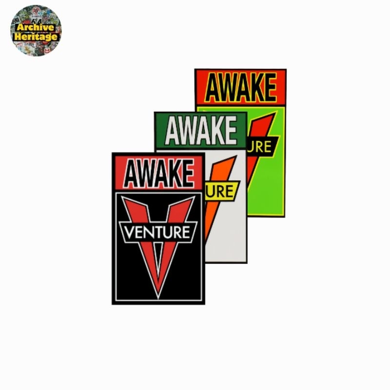

sticker Venture Awake wheels logo brand skateboards apparel stiker