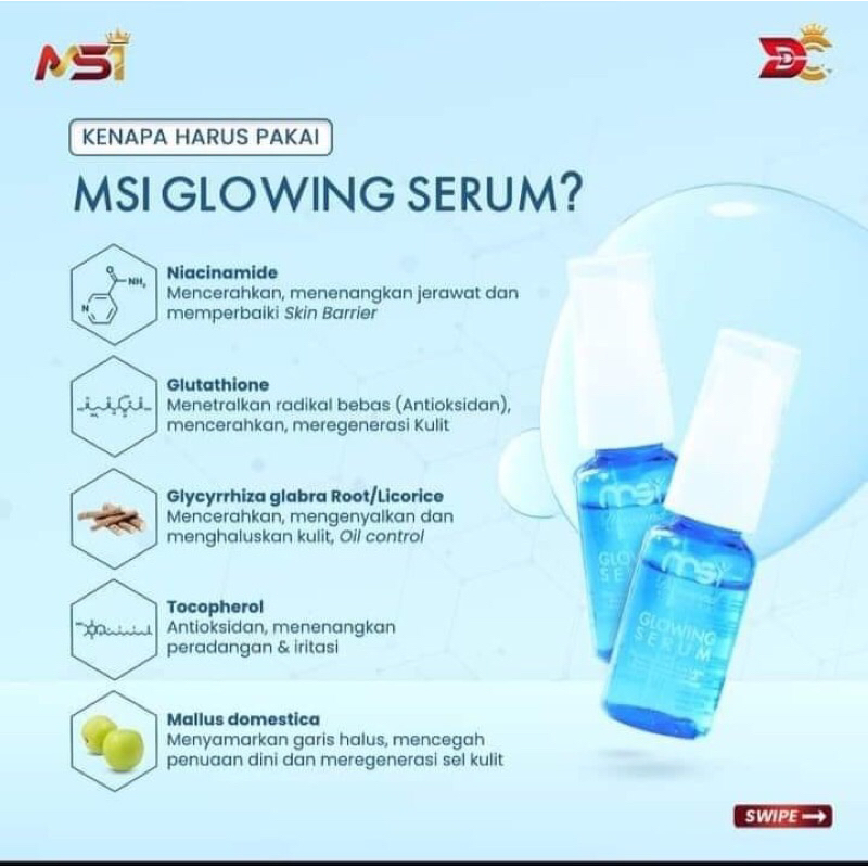 MSI DIAMOND BEAUTY GLOWING SERUM