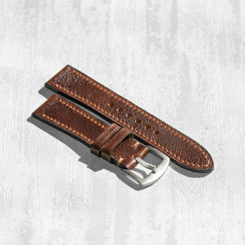 Khatulistiwa Handmade Leather strap jam tangan kulit asli buffalo leather Seri Karimunjawa mk.ii