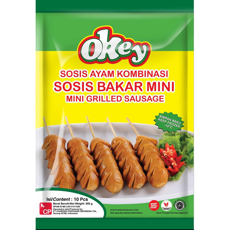 

Okey Sosis Bakar Mini 500gr