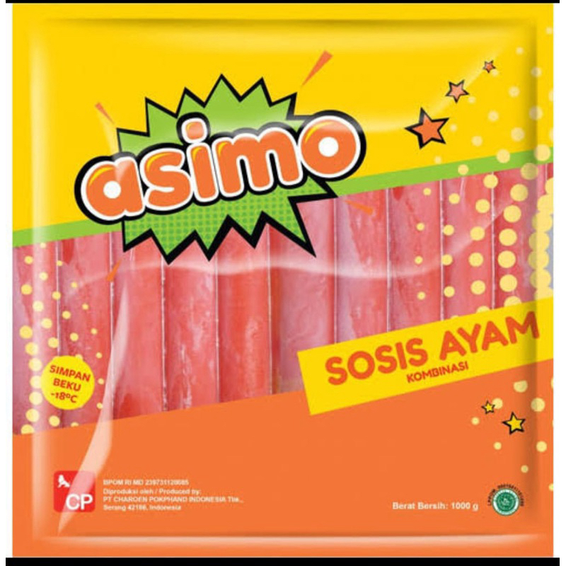 

Asimo Sosis Ayam Kombinasi 1000 Gram