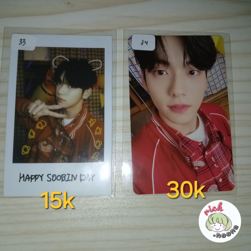 DECO KIT TXT Postcard set Photocard PC Soobin Polaroid Soobin