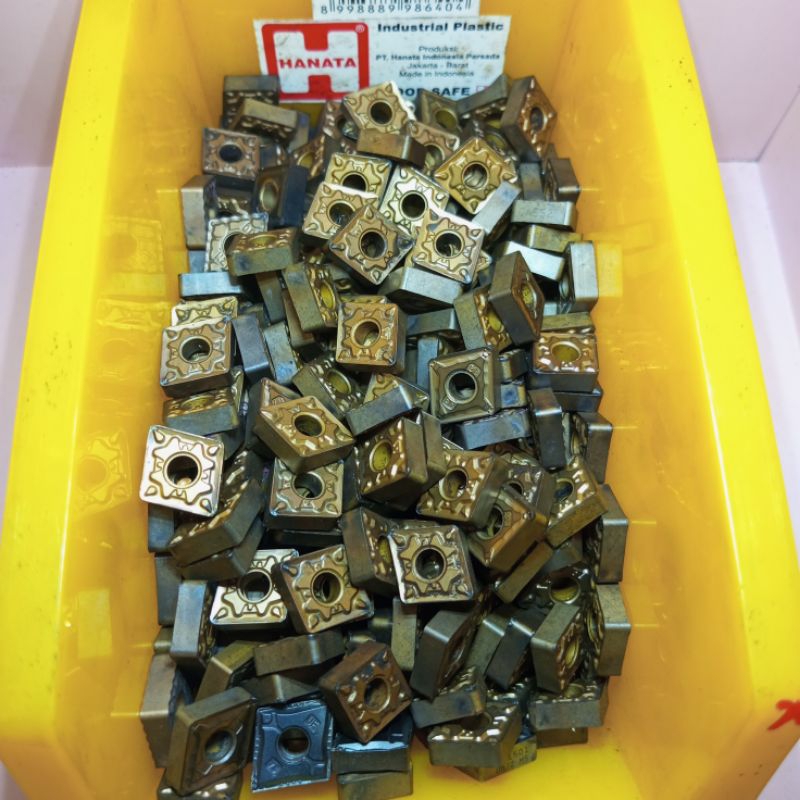 insert CNMG120412 insert bubut carbide second mulus CNMG1204 BEKAS PAHAT BUBUT BEKAS