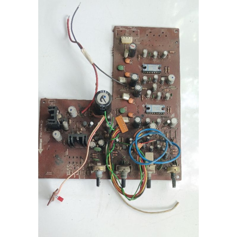 PCB MESIN KARAOKE TENS IC LA4505 (bahan)