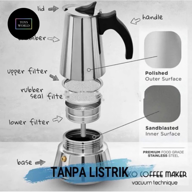 Moka Pot Espresso 300ml
