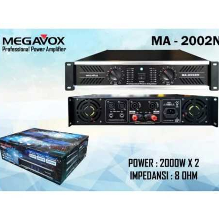 POWER AMPLIFIER MEGAVOX MA2002N/MA 2002N 2 X 2000 WATT