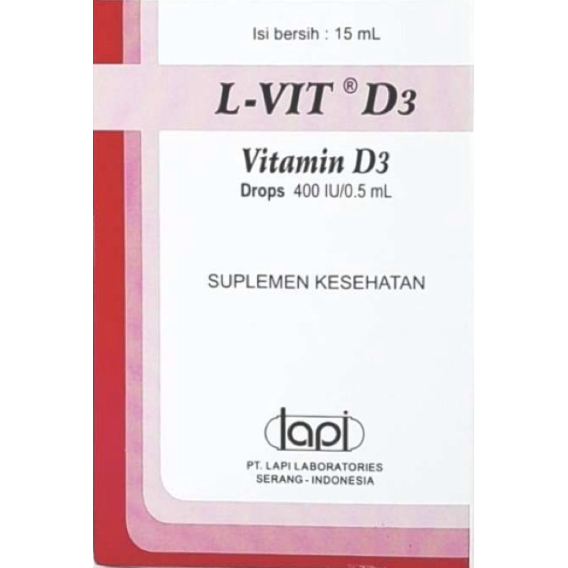 L vit d3 vitamin d drop bayi dan anak