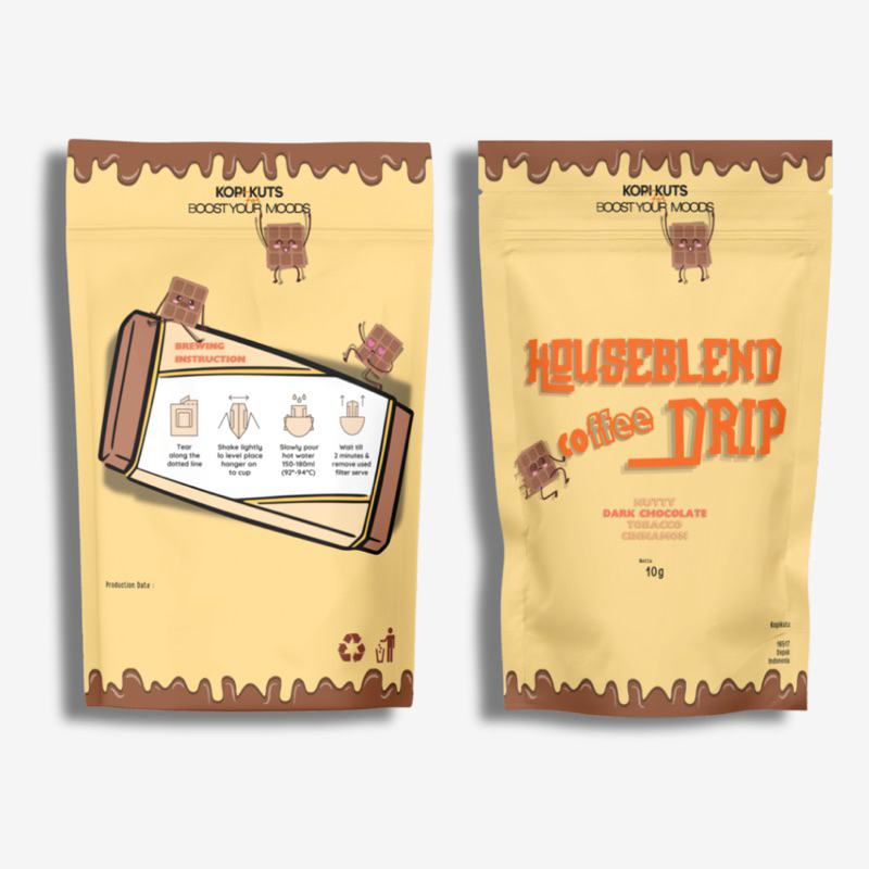 

DripBag Coffee Blend Arabica Robusta / Kopi Sachet Filter Tanpa Ampas