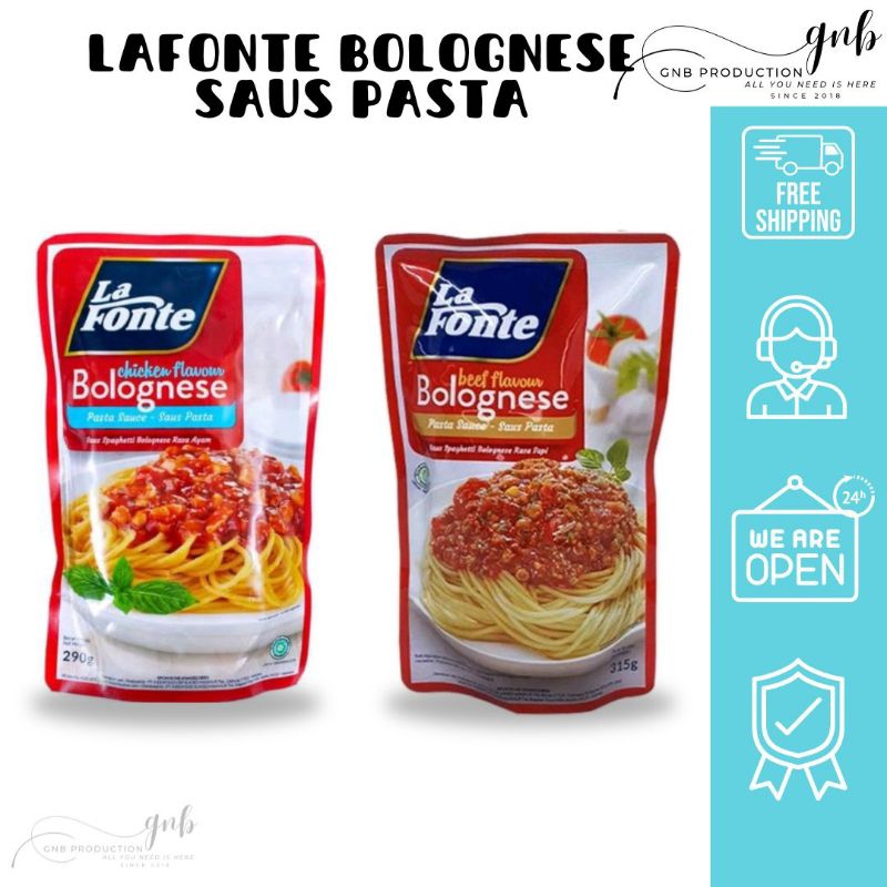 

LAFONTE BOLOGNESE SAUS PASTA