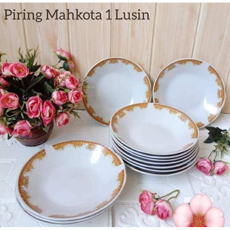 Piring Keramik Mahkota