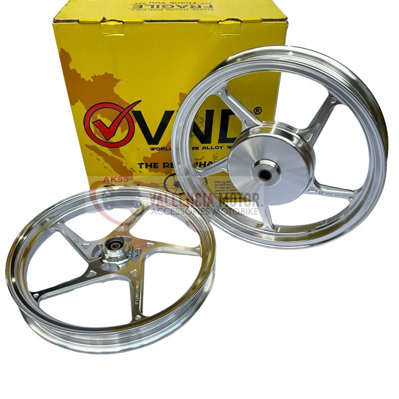 Velg vnd ak55 vario110 vario 125 150 beat mio smile mio sporty spacy mio m3 genio scoopy model enkei