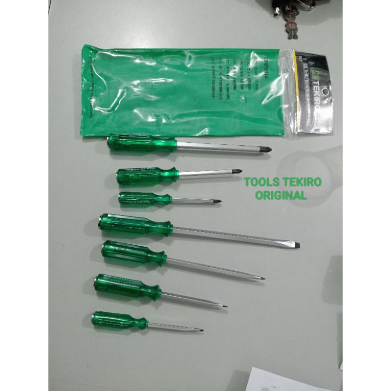 OBENG KETOK SET 7 PCS TEKIRO / OBENG SET TOOLS TEKIRO