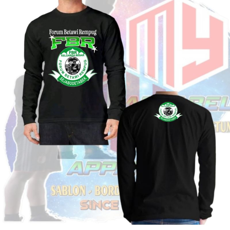 Kaos FBR logo /kaos lengan panjang ormas /kaos sablon DTF