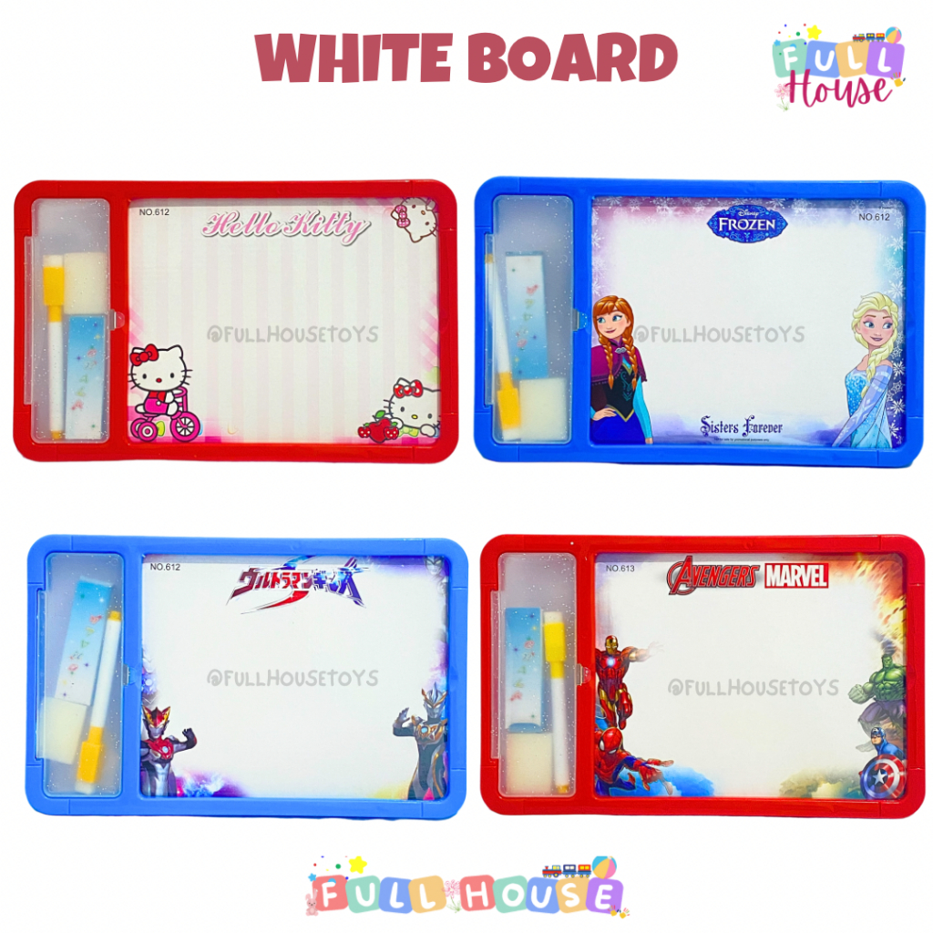 

WHITE BOARD PAPAN TULIS MEWARNAI MENGGAMBAR MENULIS ANAK MAINAN EDUKASI PAPAN TULIS KARAKTER ANAK