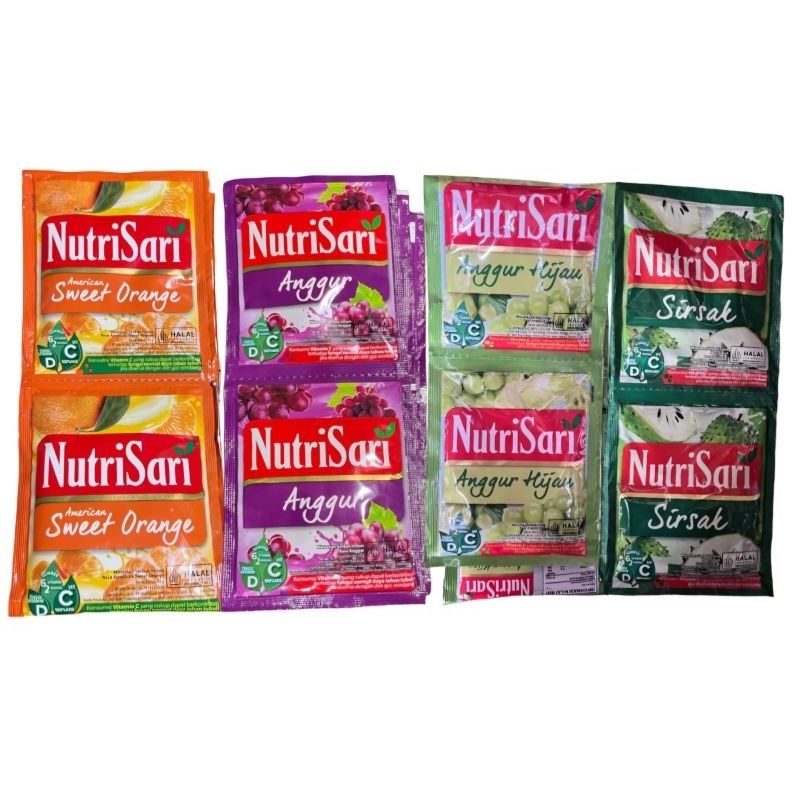 

NUTRISARI 1 RENCENG ISI 10 PCS