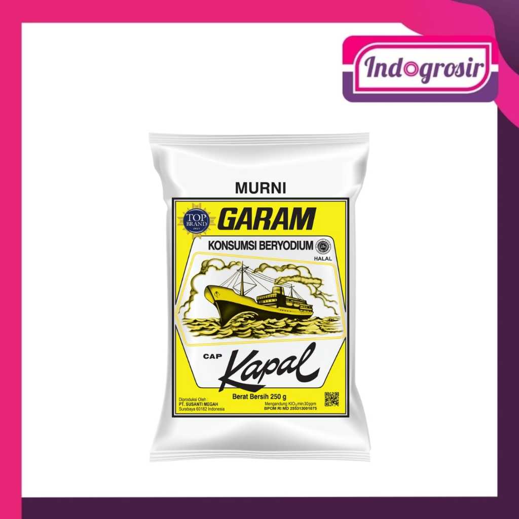 

GARAM KAPAL 250G/GARAM MASAK CAP KAPAL/PROMO