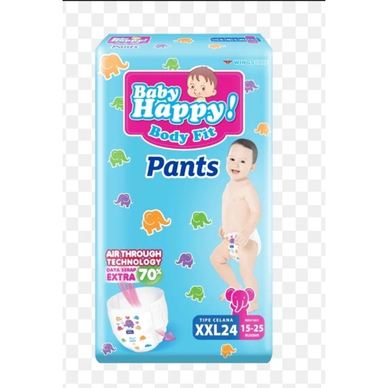 Pampers baby happy XXL isi 24