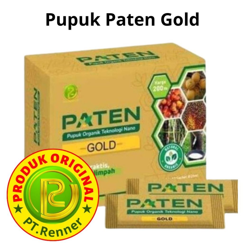 Pupuk Paten Gold - Pupuk Organik Cair Kemasan Sachet - Produk Original