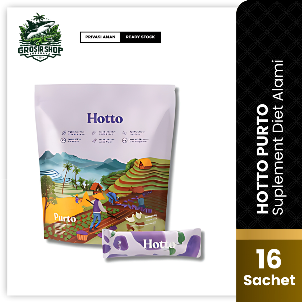 

Hotto Purto Multigrain with Purple Potato 1 POUCH isi (16 Sachet)