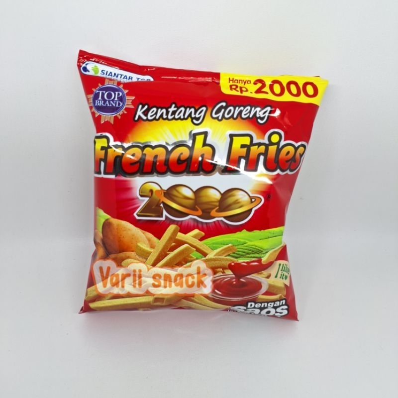 

Kentang Goreng French Fries 2000 Ciki Saus 1 Renceng 10 pcs