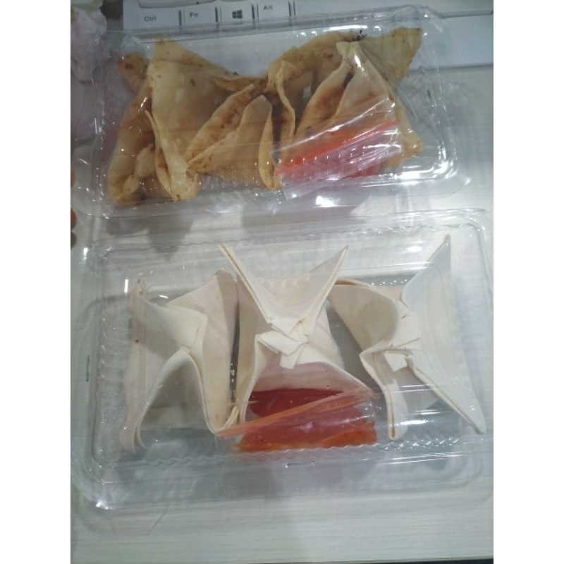 

Crab Rangoon + Cheesy Creamy Frozen 15.000 isi 4 yaa