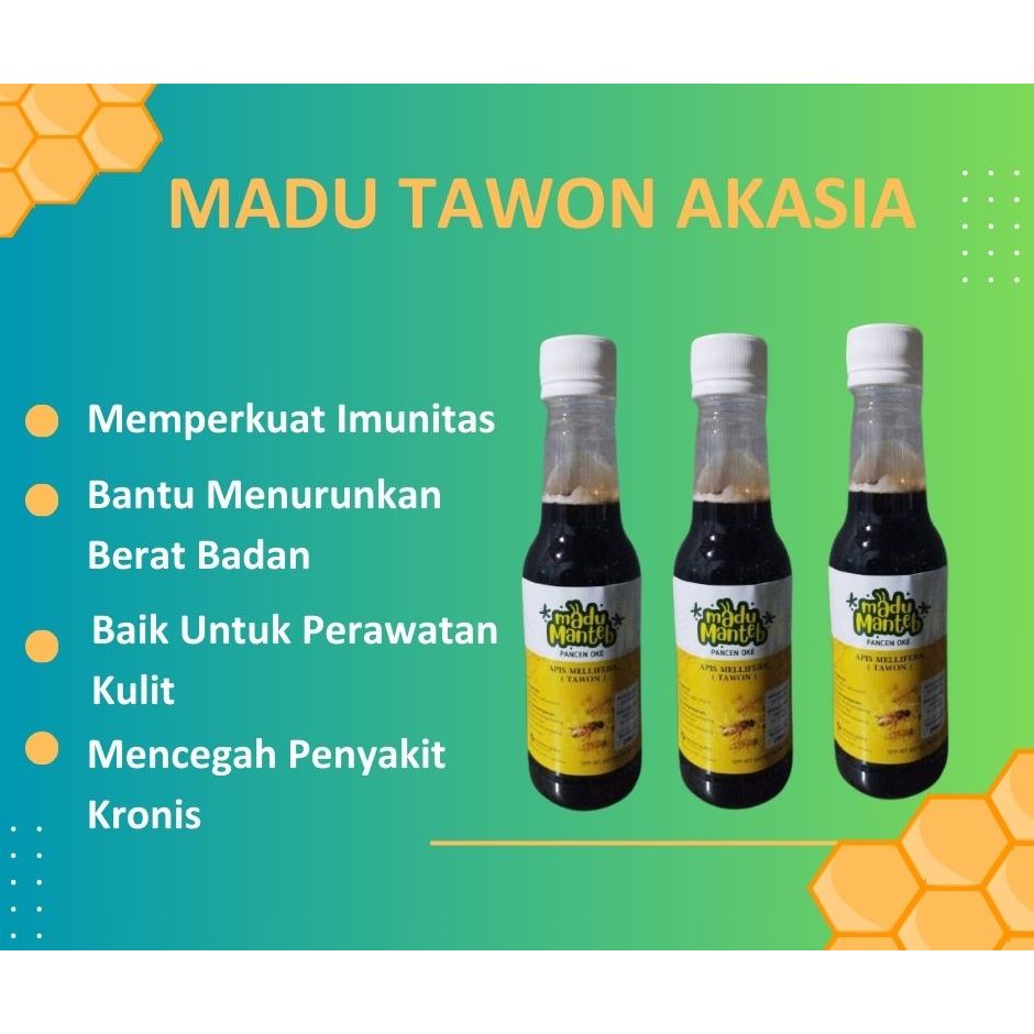 

MADU TAWON MELIFERA NEKTAR AKASIA ASLI MURNI 100% UNTUK KESEHATAN