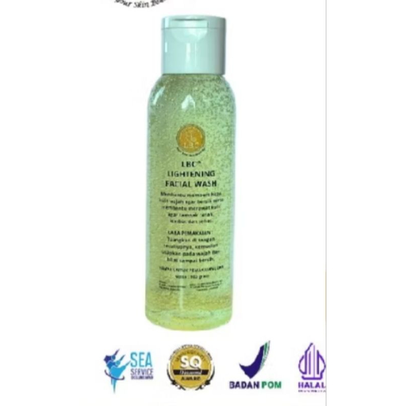 lightening facial wash LBC (sabun pencerah)