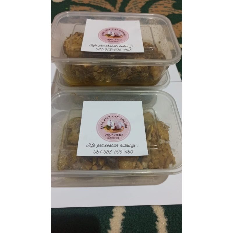 

Ayam ukep siap goreng istimewa