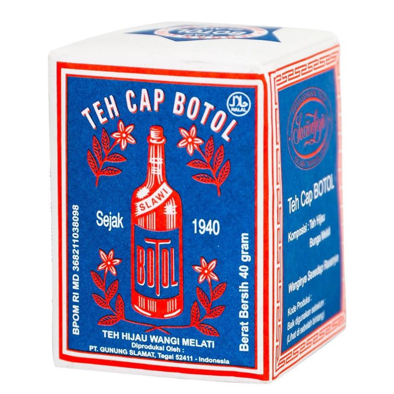 

Teh Cap Botol Biru Teh Tubruk 10×40gr