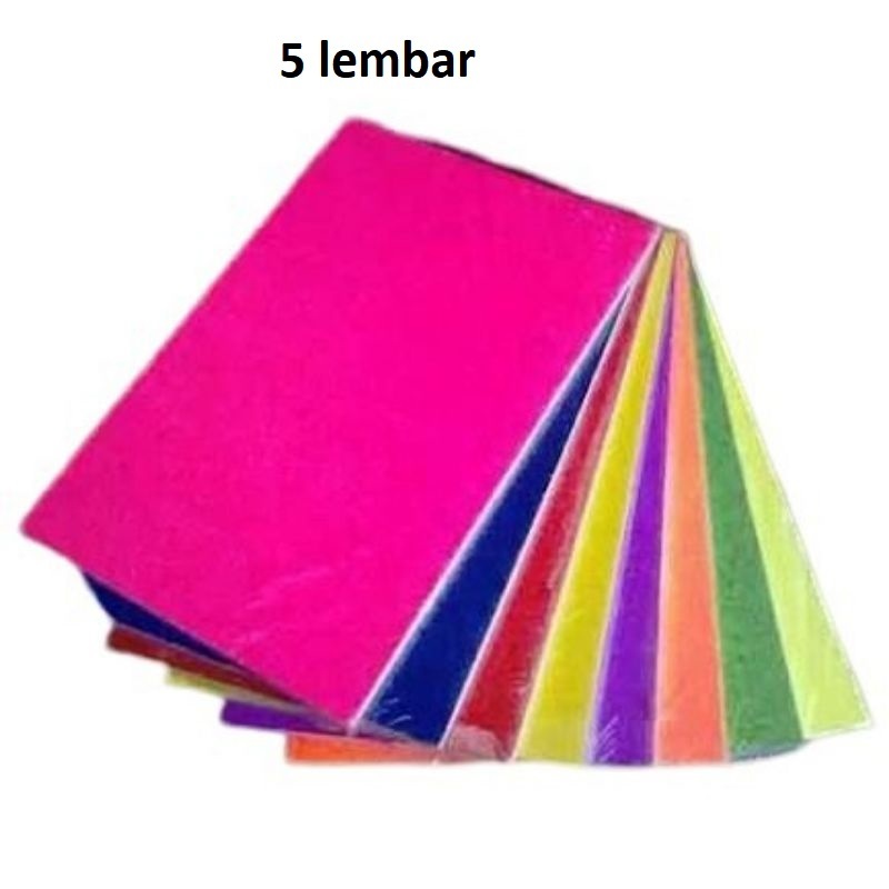 

(5 LEMBAR) Styrofoam Lembaran Warna Uk 30cm x 50cm